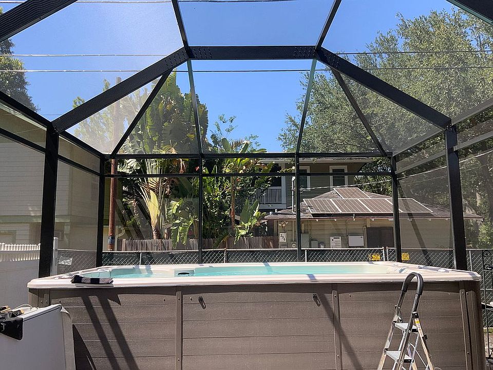 Swim spa & screen enclosure