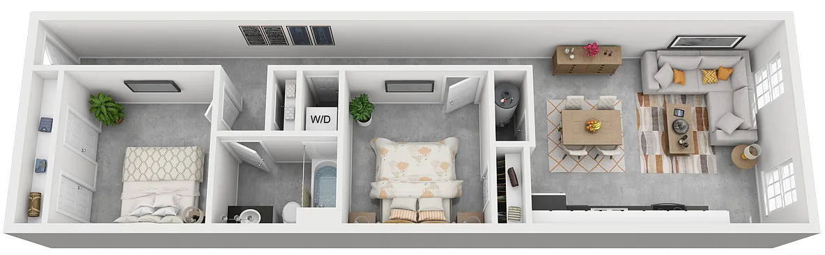 Floor plan Mill House