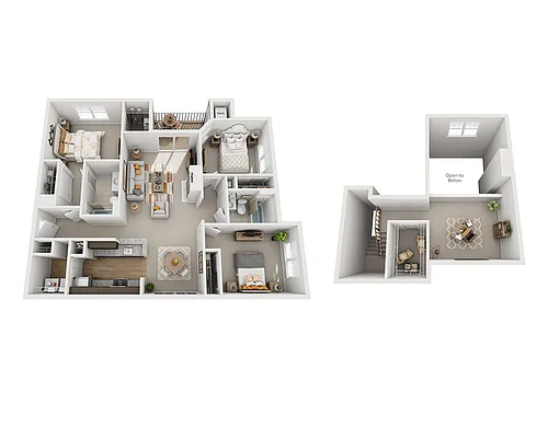 Floor plan Cypress Gardens Loft (C2L)