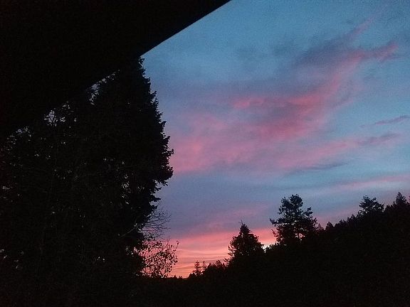 Average sunrise out front!