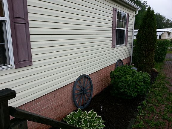 Front of home, west of deck