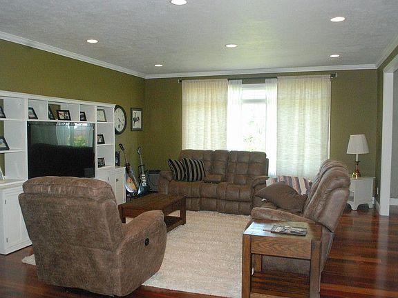 Living Room OPen to Dining and Kitchen