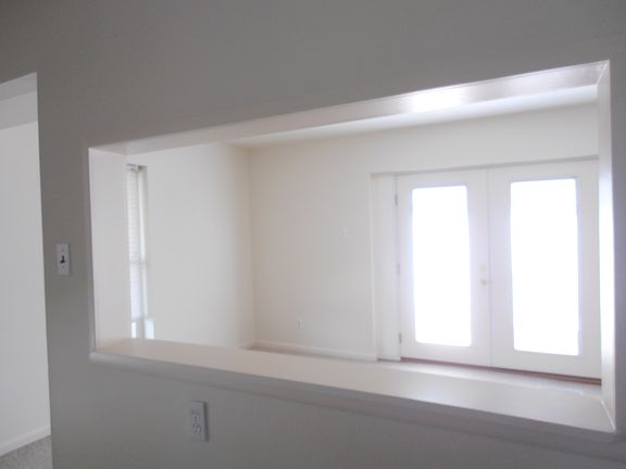 View from kitchen