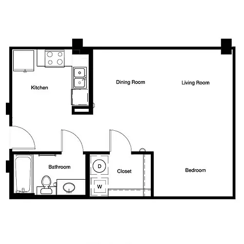 Floor plan E1