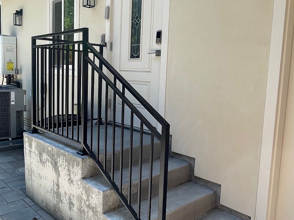 Separate entrance to access upstairs.