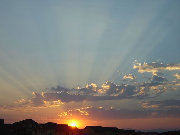 beautiful sunsets from deck