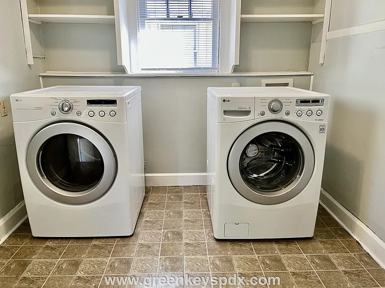 Washer and dryer for your use