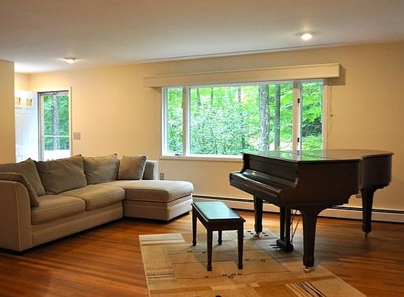 Spacious living room with open floor plan.