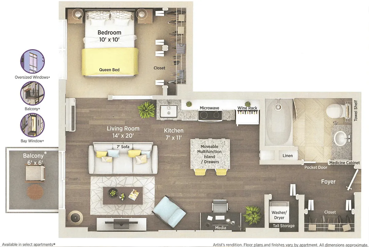 Floor plan E6