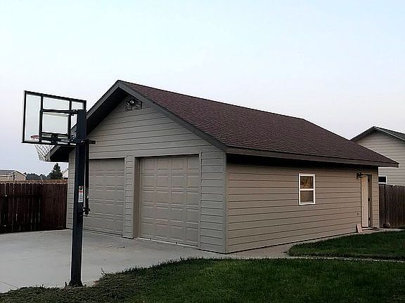 Garage -currently a woodshop