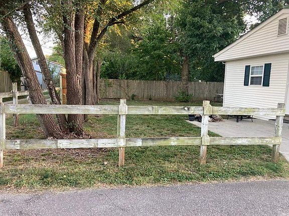 front yard from driveway