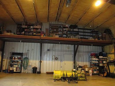 Shop area and loft storage