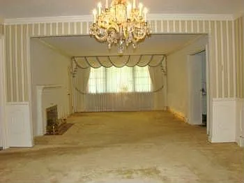 Living room & dining room
