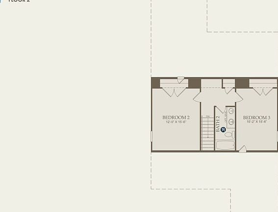Belleview Floor Plan, Quick Move-in Home, Floor 2