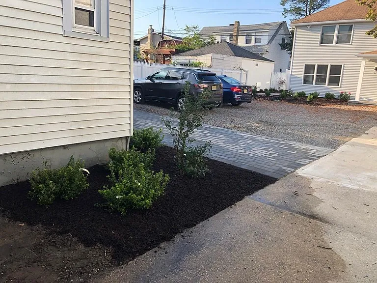 Outside Patio & parking area