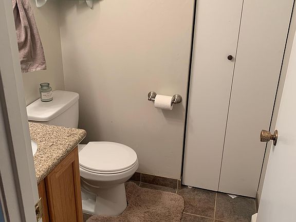 Half bath w pantry closet