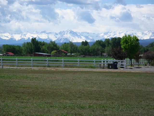 Mountain view from on lot