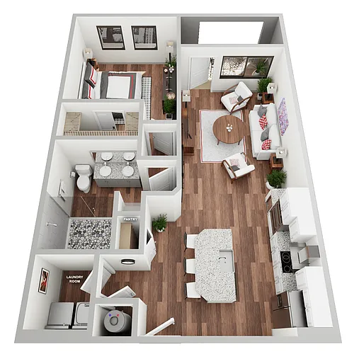 Floor plan 1B