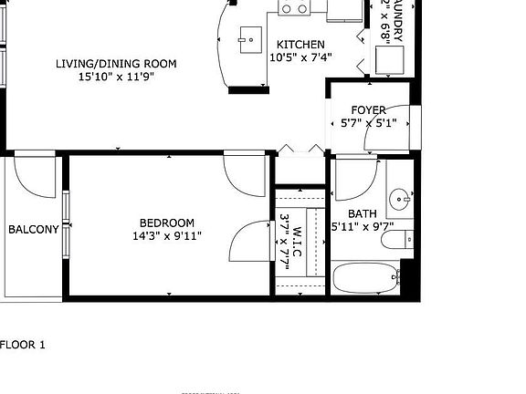 2nd image of 118 107th Ave NE Unit B411