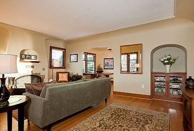 Spacious front living room