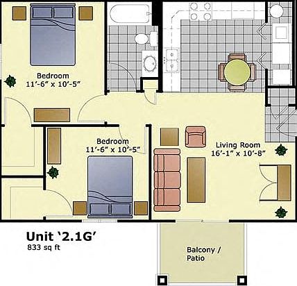 1st image of 901 S Bryan Ave E #G701