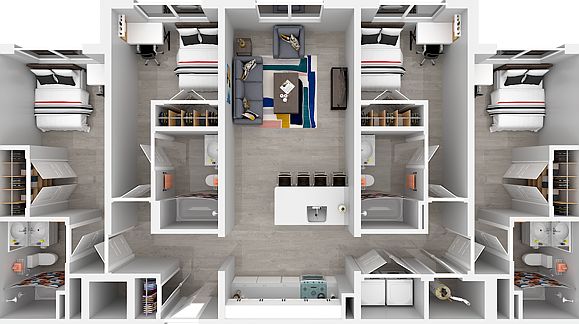 D1 | 4x4 | 1375 sq ft D1 | 4x4 | 1375 sq ft
