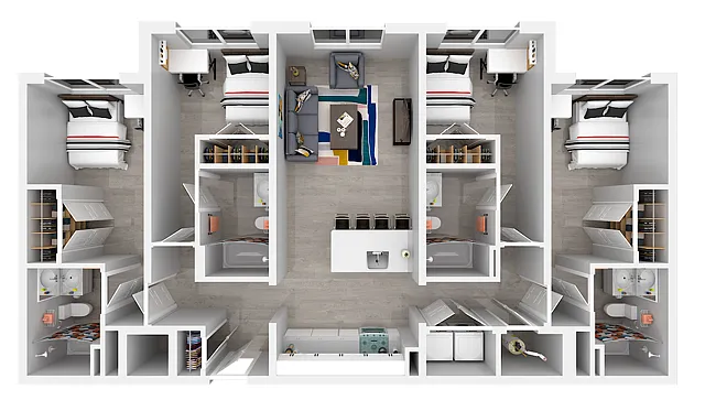Floor plan D1