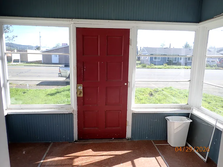 Enclosed front porch