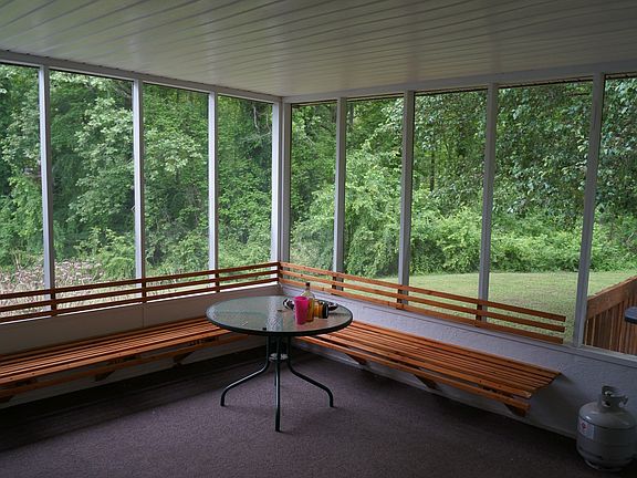 Screened in Porch on back of house