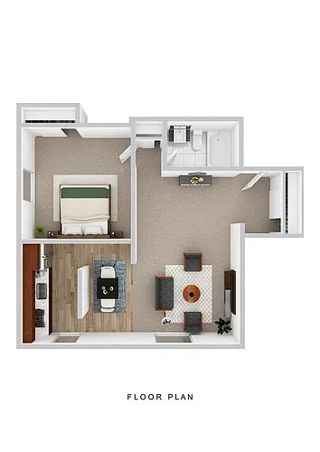 Floor plan 1 Bedroom Prime