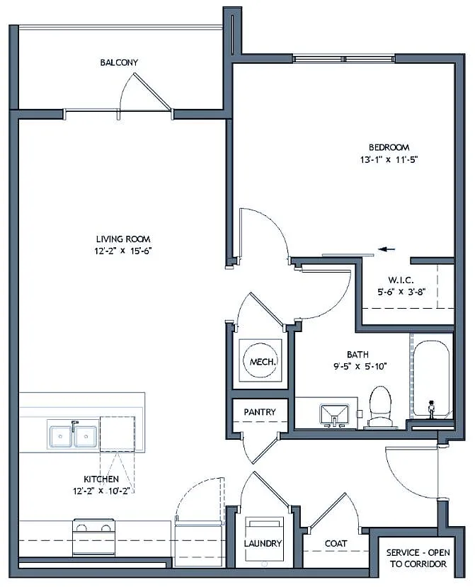 Floor plan The Dogwood