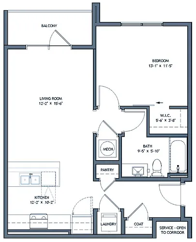 Floor plan The Dogwood