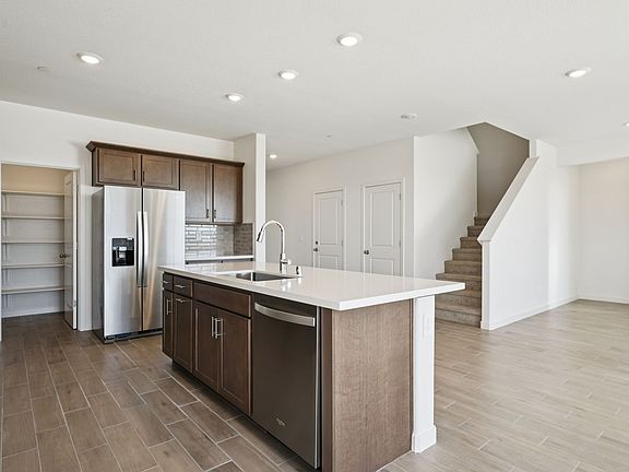 A modeled 4021 plan at a nearby Meritage Homes community