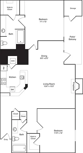 Floor plan Gardner no Garage