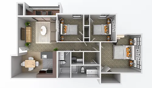 Floor plan Top Floor