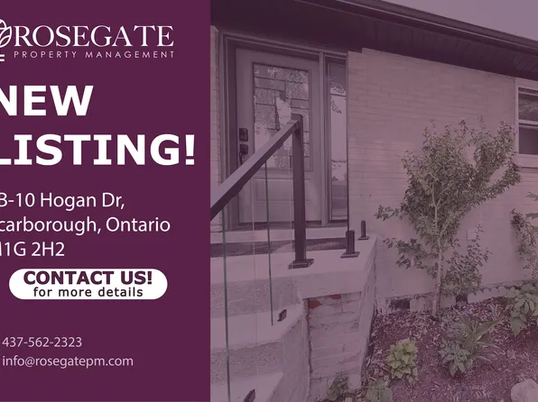 10 Hogan Dr #2B, Toronto, ON M1G 2H2