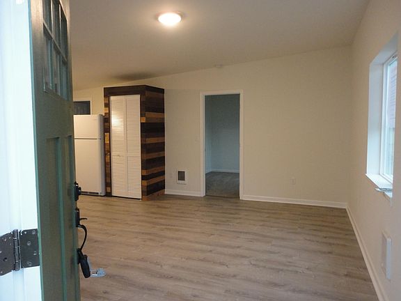 View of the living room from the entry.