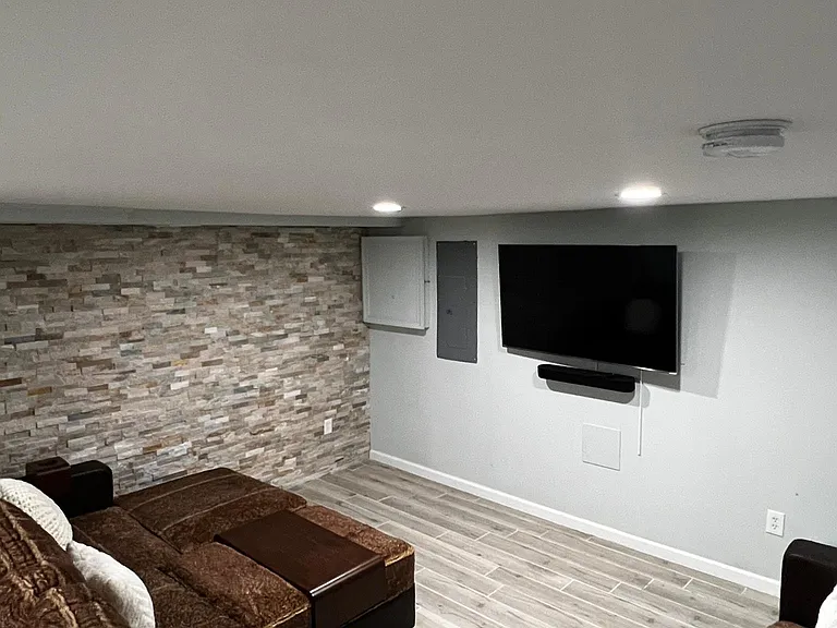 Basement Living Room/Bedroom