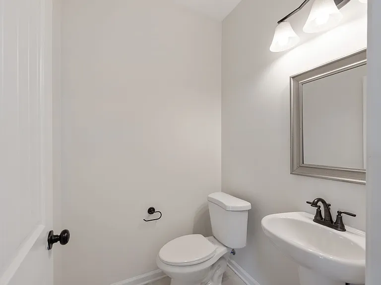 Downstairs half bath