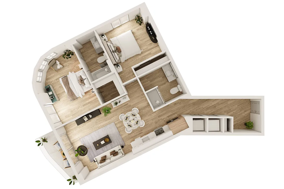 Floor plan B8