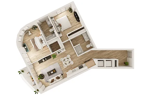Floor plan B8