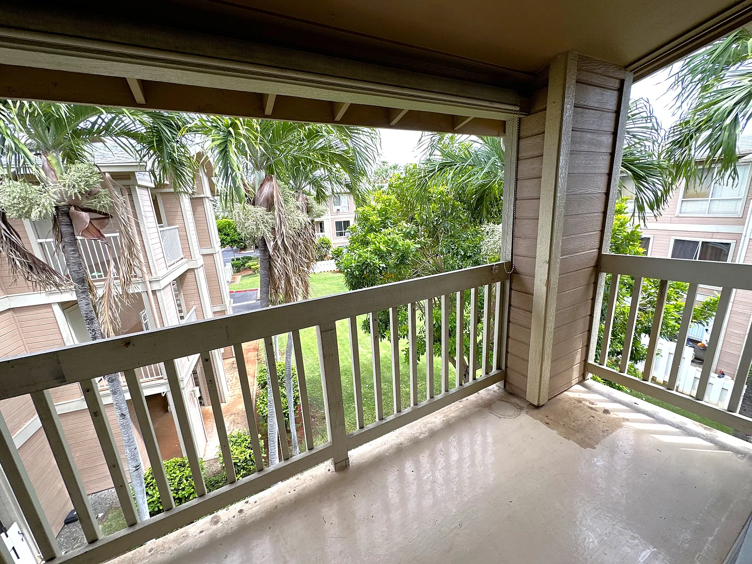 Patio off of living room