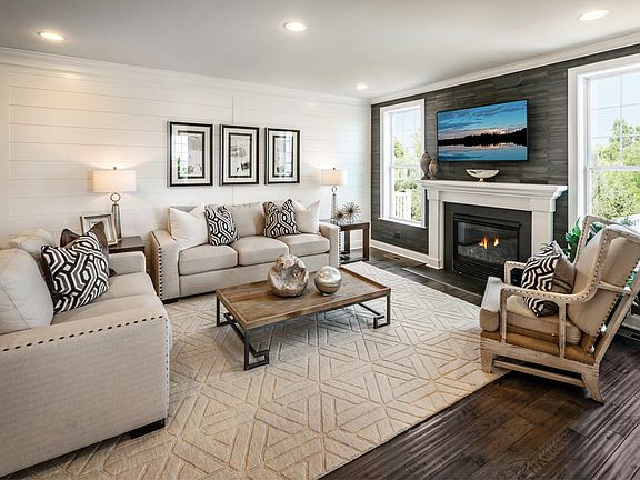 Great room with cozy fireplace