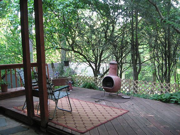 Back yard patio area