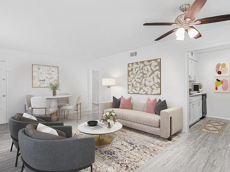 1 Bedroom Floor Plan_Living Space