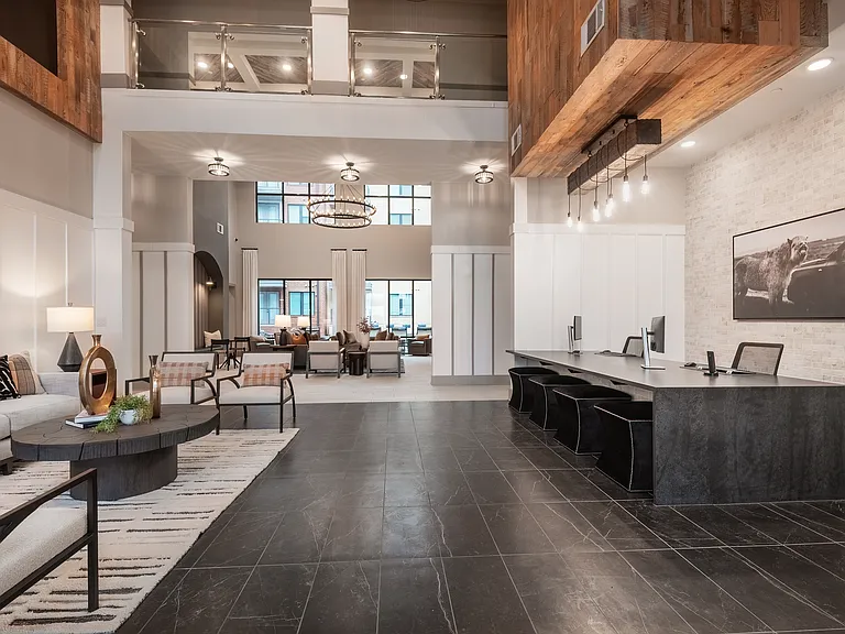 Modern Leasing Lobby