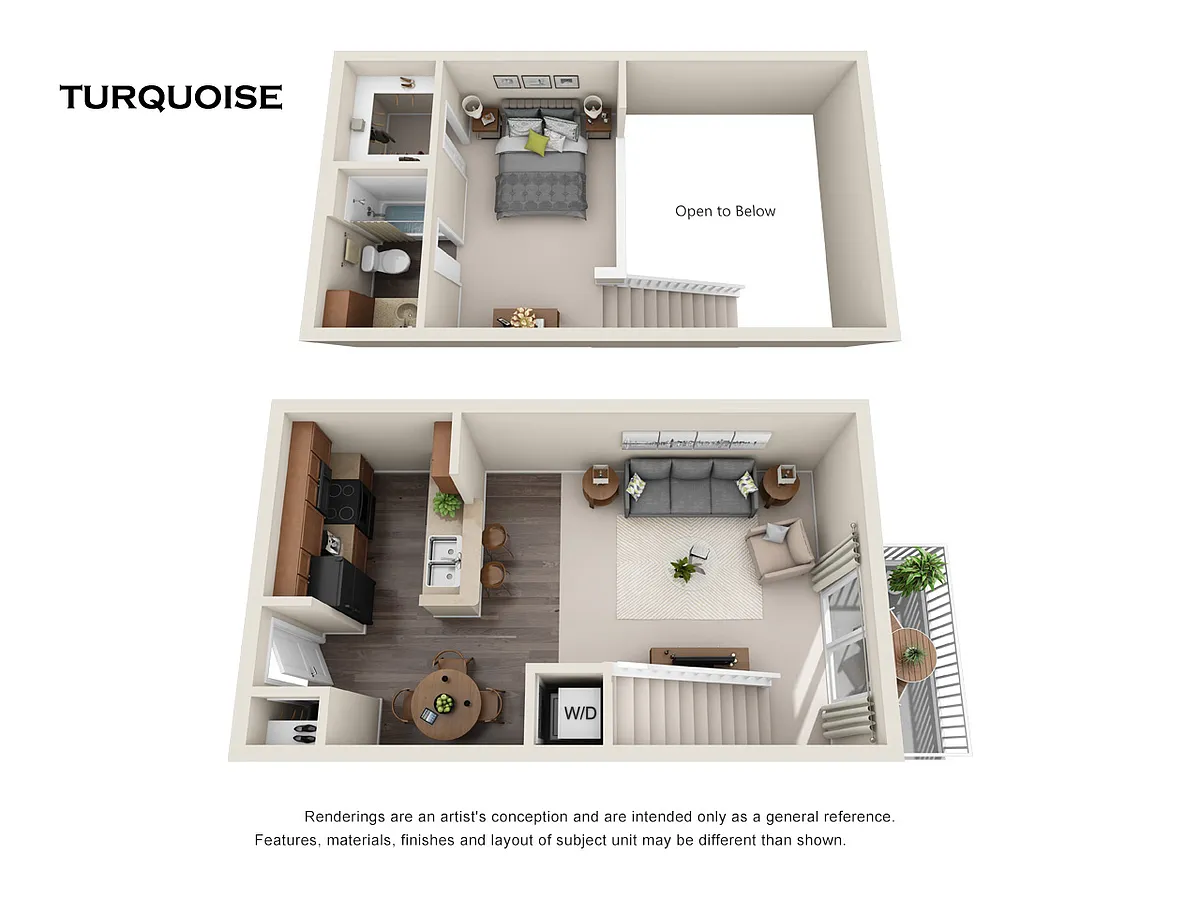 Floor plan Turquoise