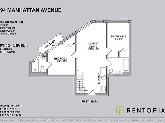 2nd image of 494 Manhattan Ave #4H
