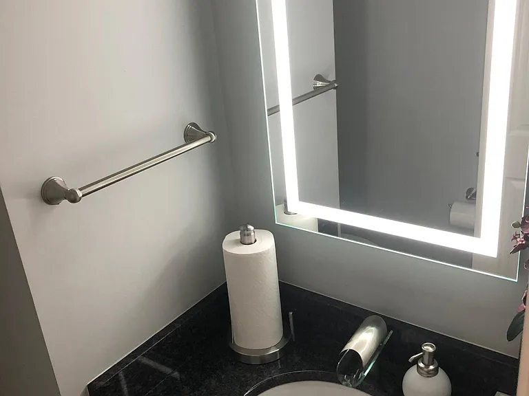 Half bathroom in the main level