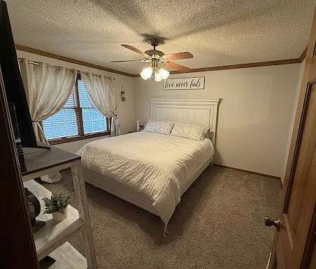 Master Bedroom, attached is sink vanity, walk-in closet, and 3/4 bathroom